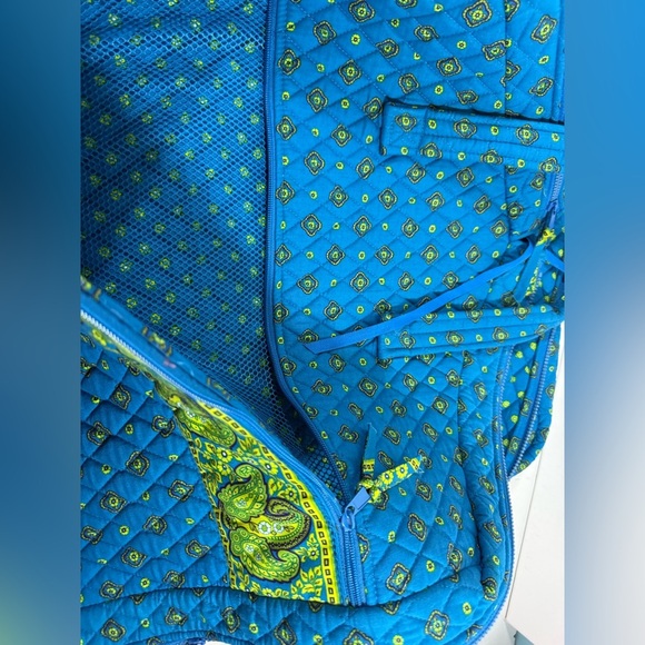 Garment Bag Blue Green Paisley Country French Provençal Quilted Hanging 26”X48” - Picture 13 of 14